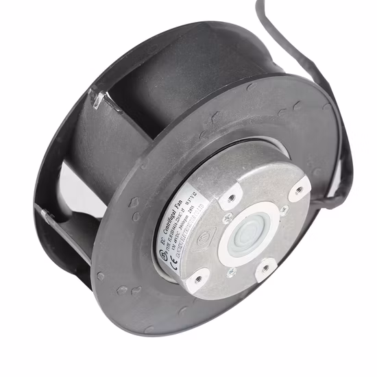 Ventiladores centrífugos CA de 220 mm, curvados para trás, rolamento de esferas, CCC, (K