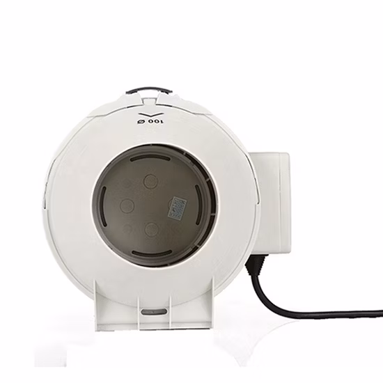 Ventilador de duto em linha silencioso de fluxo misto de duas velocidades SAA de 8 polegadas