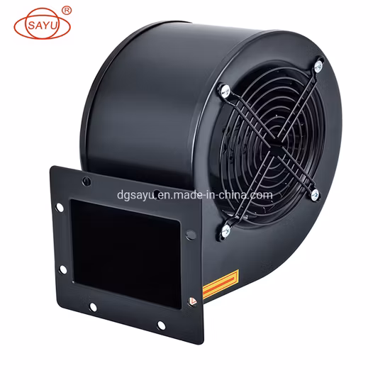 Ventilador centrífugo dianteiro galvanizado de baixo nível de ruído da única entrada do impulsor da folha de metal da C.C.