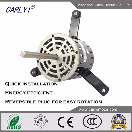 Motor de ventilador condensador de fluxo axial CA de 4 polos 750W para unidade de ventilador de resfriamento/grupo de ventilador de tubo interno de ar condicionado